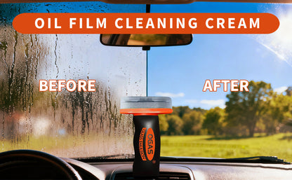 🚘 Car Handle Oil-Film Lotion oil , Glass Decontamination without Traces, Window Oil Film Cleaning Restore Crystal-Clear Visibility in Seconds