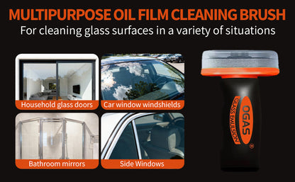 🚘 Car Handle Oil-Film Lotion oil , Glass Decontamination without Traces, Window Oil Film Cleaning Restore Crystal-Clear Visibility in Seconds
