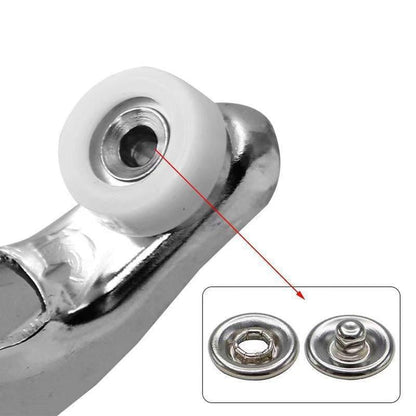 🧵 Sewing Kit with 100 Pcs Metal Buttons – Manual Pliers Tool Included